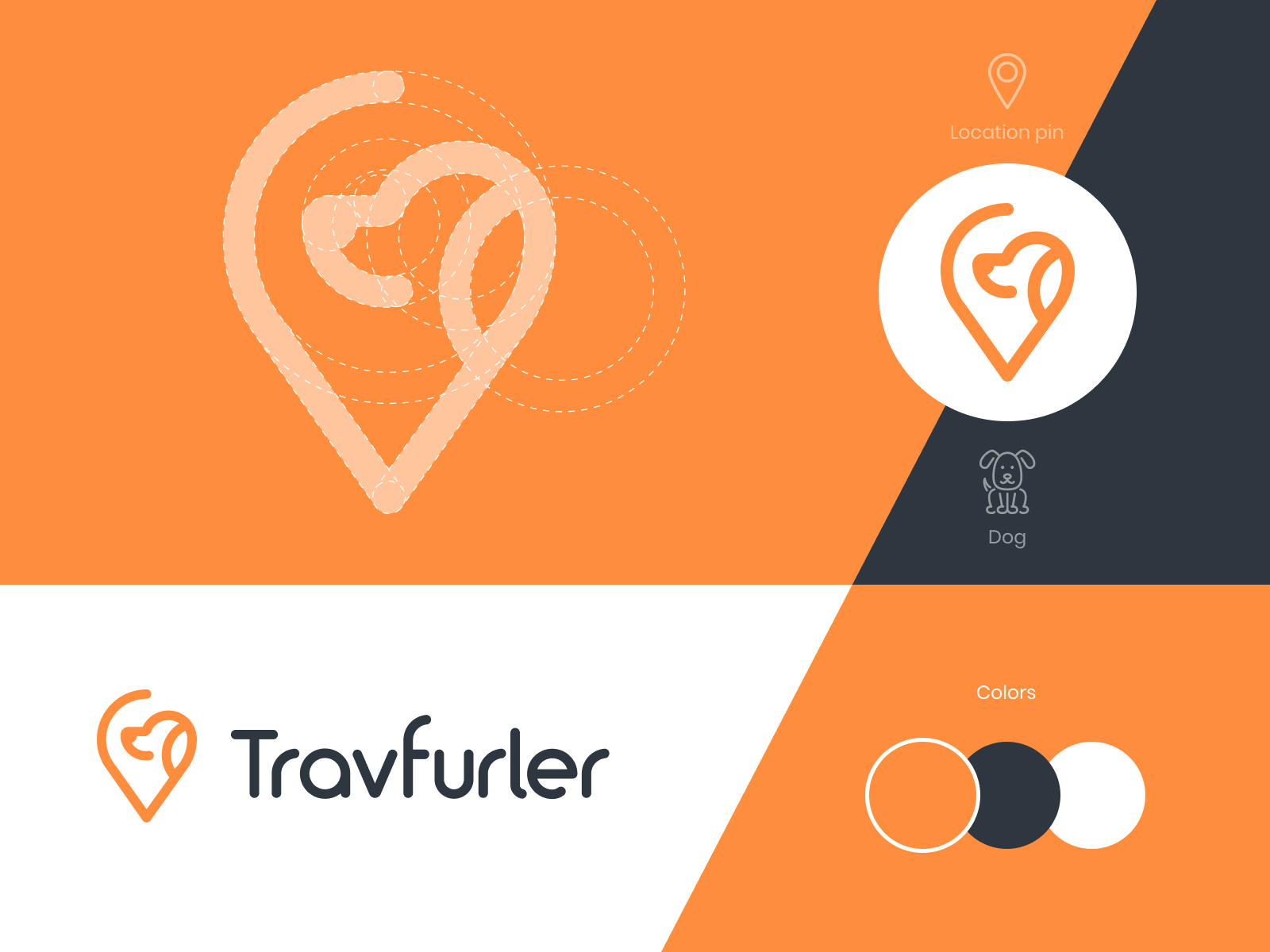 Travfurler Logo Design