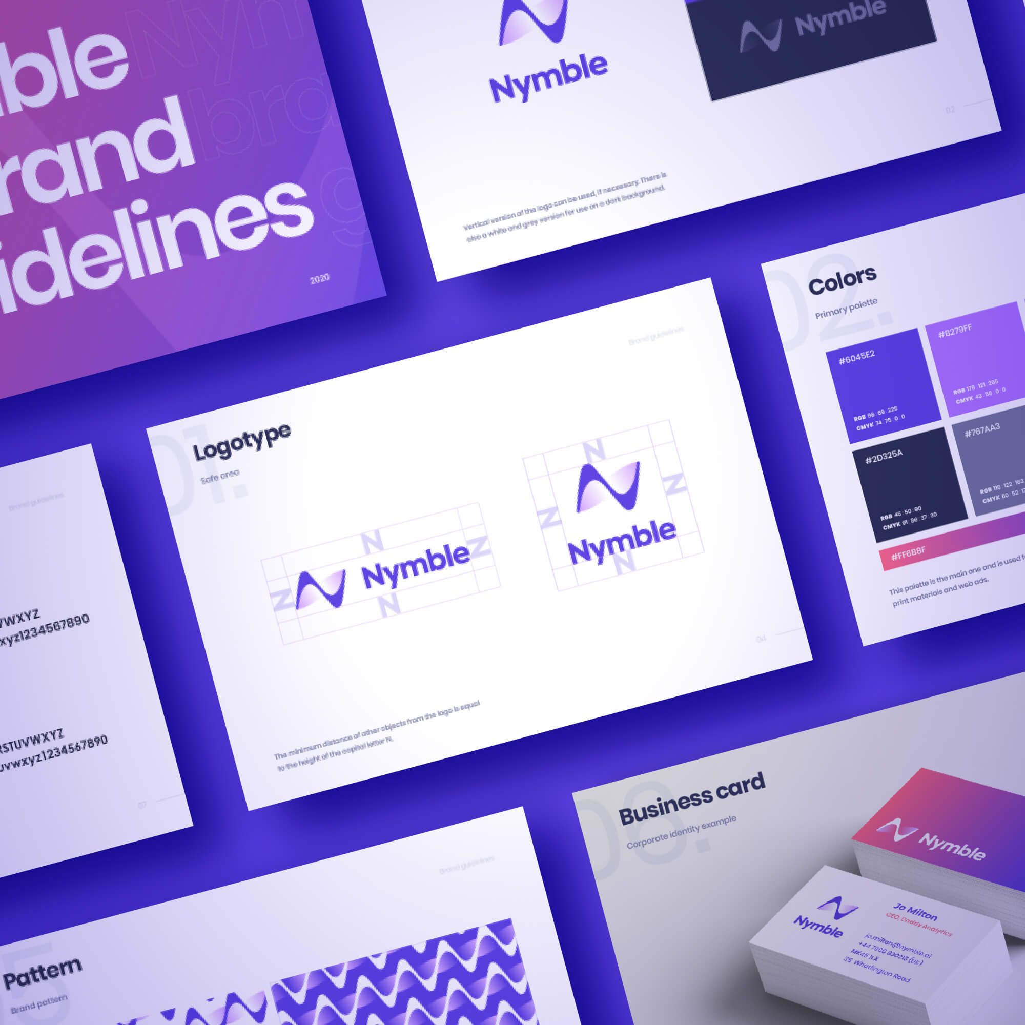 Nymble Branding design